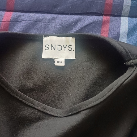 SNDYS MILLIE black mini dress - Picture 4 of 4